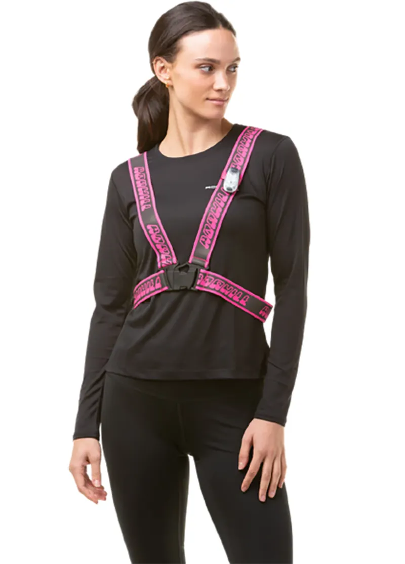 Ronhill Reflective Belt Fluo Pink-2